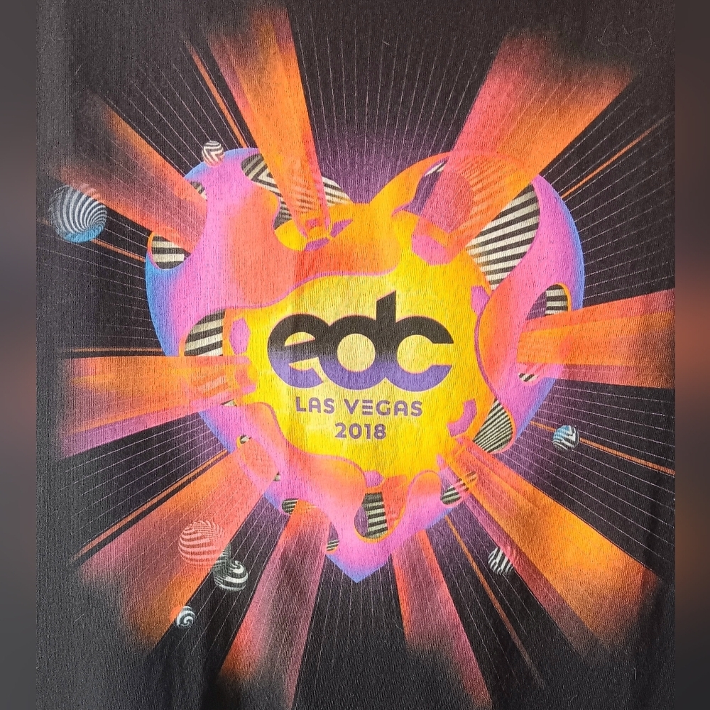 FREE! Insomniac Electric Daisy Carnival Las Vegas 2018 Tank Top M Black Unisex